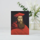 Carte Postale Le cardinal Reginald Pole Archevêque de Canterbury (Debout devant)