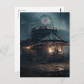 Carte Postale Le Carnaval de cirque abandonné et hanté (Devant / Derrière)