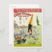 Carte Postale Le Carnaval de la Grande île de Coney (Devant / Derrière)