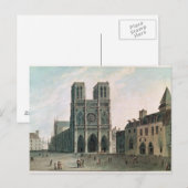 Carte Postale Le Carré devant Notre-Dame (Devant / Derrière)