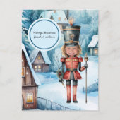 Carte Postale Le Casse-Noisette "remplace le visage" Noël (Devant)