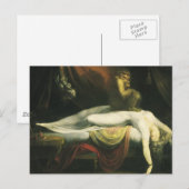 Carte Postale Le cauchemar (Devant / Derrière)