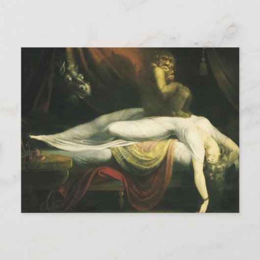 Carte Postale Le cauchemar (Devant)