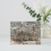 Carte Postale Le cavalier de Madara - Bulgarie (Debout devant)