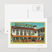 Carte Postale Le célèbre boul Grotto du pêcheur (Devant / Derrière)