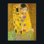Carte Postale Le célèbre tableau de Gustav Klimt, The Kiss.<br><div class="desc">Le célèbre tableau de Gustav Klimt,  The Kiss. Carte postale. Célèbre peinture de Gustav Klimt.</div>