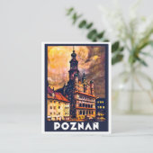 Carte Postale Le centre-ville de Poznan (Debout devant)