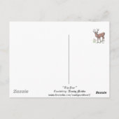 Carte postale " Le Cerf " (Dos)