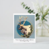 Carte Postale Le Cerf et la Biche (Debout devant)