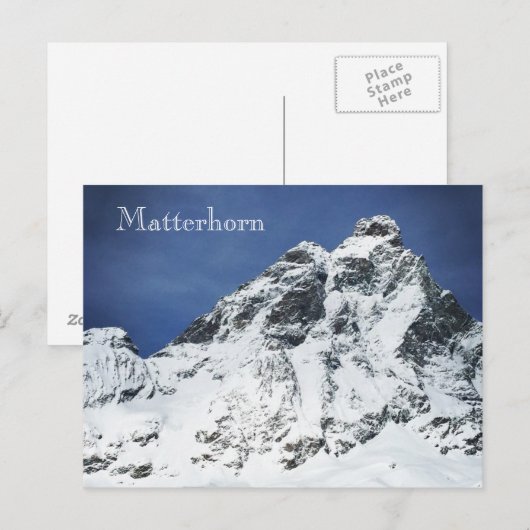 Carte Postale Le Cervin (Devant / Derrière)