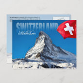 Carte Postale Le Cervin, Suisse (Devant / Derrière)