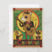 Carte Postale Le Cha Cha Chihuahuas (Devant / Derrière)