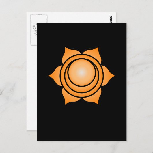 Carte Postale Le Chakra sacré (Devant / Derrière)