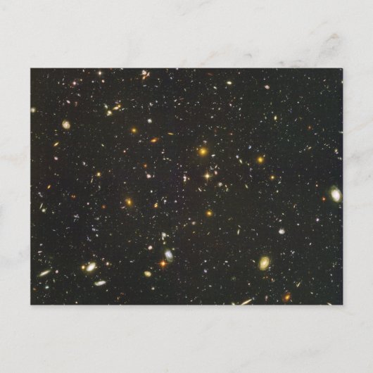 Carte Postale Le champ ultra-profond de Hubble (Devant)