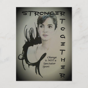 Carte Postale Le changement n'est pas un spectateur Sport Art Im