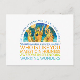 Carte Postale Le chant de la mer de Miriam