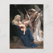 Carte Postale Le Chant des Anges (1881) de Bouguereau (Devant)
