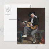 Carte Postale Le chanteur espagnol - Édouard Manet (Devant / Derrière)