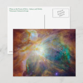 Carte Postale Le chaos au coeur d'Orion (Devant / Derrière)