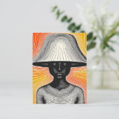 Carte Postale Le Chapeau Abat-Jour (Debout devant)