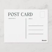 Carte Postale Le charme du paysage urbain : les impressions de D (Dos)