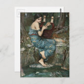 Carte Postale Le Charmer par John William Waterhouse (Devant / Derrière)