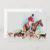 Carte Postale Le chasseur (Devant / Derrière)