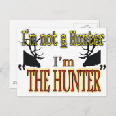 Carte Postale Le chasseur (Devant / Derrière)