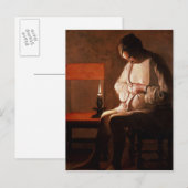 Carte Postale Le chasseur de puces (Devant / Derrière)