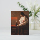 Carte Postale Le chasseur de puces (Debout devant)