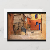 Carte Postale Le chat dans ma rue, Art  (Devant / Derrière)