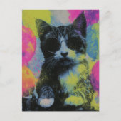 Carte Postale Le Chat de Fête (Devant)