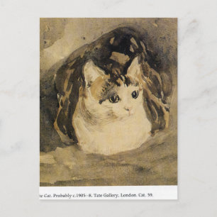 Carte Postale Le chat de Gwen John