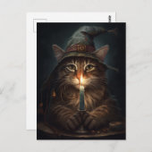 Carte Postale Le chat Magick (Devant / Derrière)