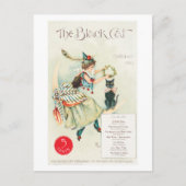 Carte Postale Le Chat Noir, octobre 1895, ancienne illustration (Devant)