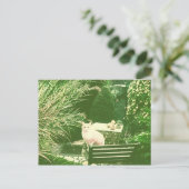 Carte Postale Le chat rose (Debout devant)