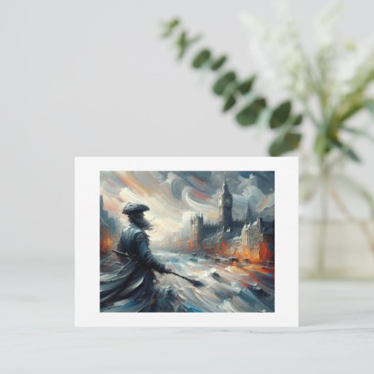 Carte Postale Le Château, (Debout devant)