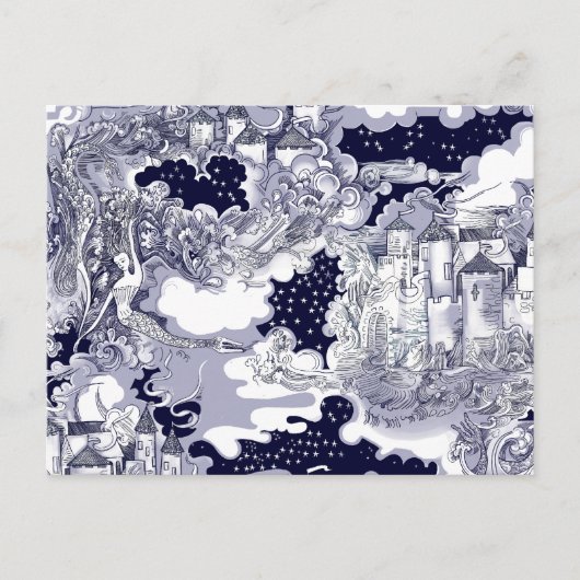 Carte Postale Le Château au bord de la mer (Devant)