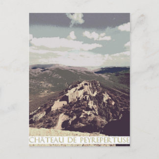 Carte Postale Le château cathare de Peyrepertuse