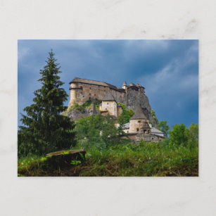 Carte Postale Le château d'Arwaburg en Slovaquie