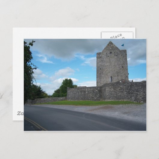 Carte Postale Le château d'Athenry (Devant / Derrière)