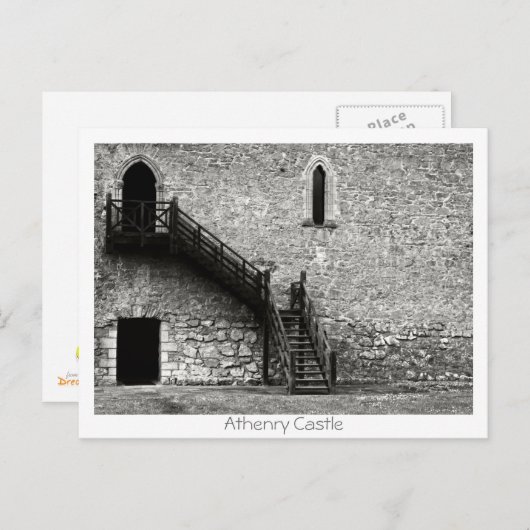 Carte Postale Le château d'Athenry (Devant / Derrière)