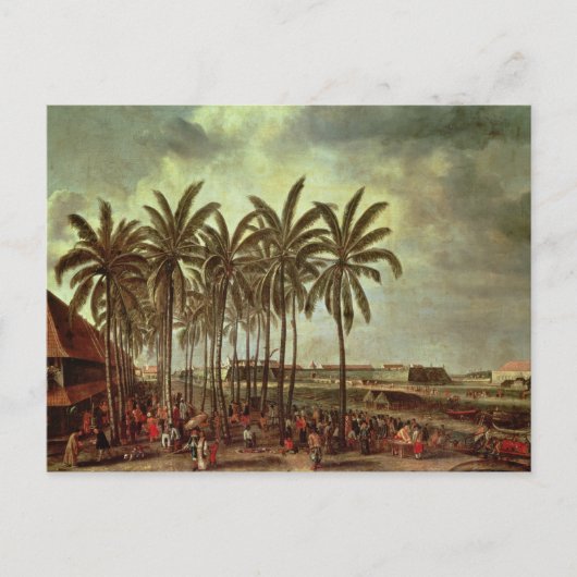 Carte Postale Le Château de Batavia, vu de Kali Besar (Devant)