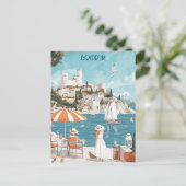 Carte Postale Le château de Bodrum Turkiye (Debout devant)