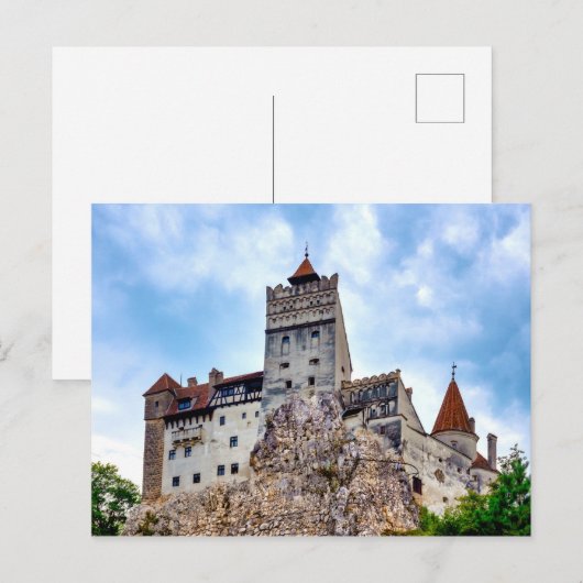 Carte Postale Le château de Bran (Devant / Derrière)