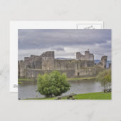 Carte Postale Le château de Caerphilly (Devant / Derrière)