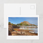 Carte Postale Le château de Gorey, Jersey (Devant / Derrière)