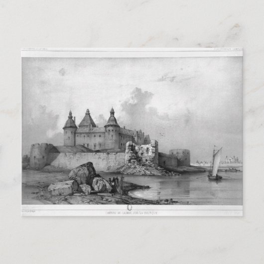 Carte Postale Le château de Kalmar (Devant)