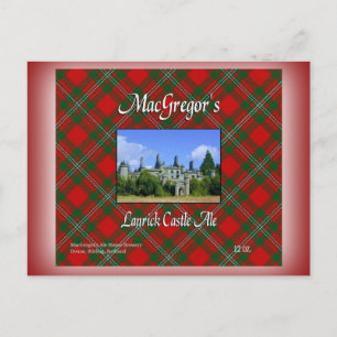 Carte Postale Le château de Lanrick Ale de MacGregor