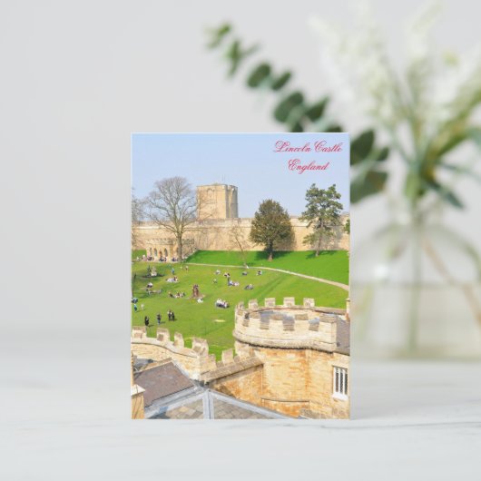 Carte Postale Le château de Lincon (Debout devant)